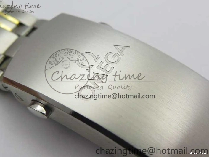 1103 MultiPurpose 2018 Seamaster Diver 300M SS YG VSF 1:1 Best Edition YG Bezel Black Dial on SS YG Bracelet A 7937